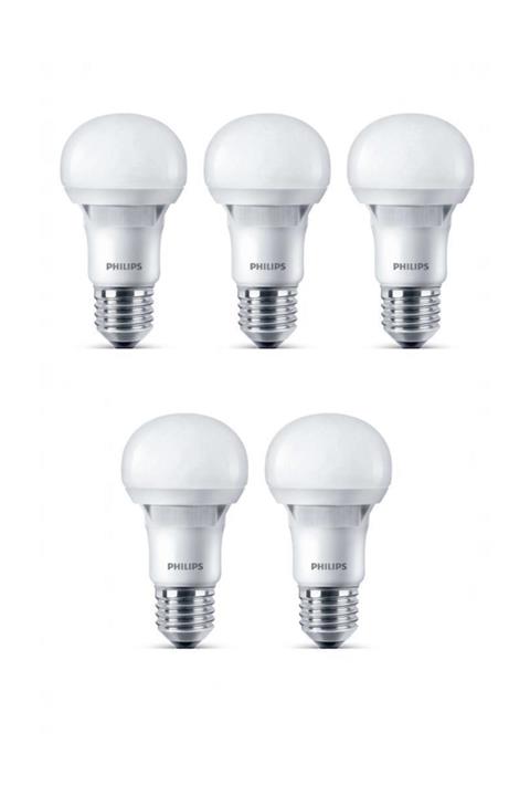 Philips Ess 6w E27 Led Ampul Beyaz 6500k 5 Adet