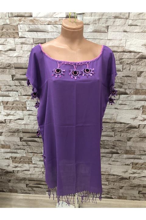 ELİT GİYİM Kadın Mor Pareo