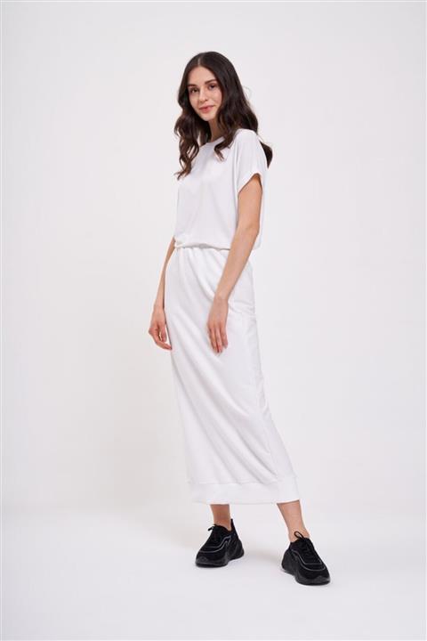 Mizalle Üç Iplik Basic Etek (EKRU)