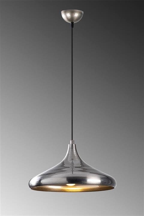 Lambadar Retro Rustik Model Modern Metal Tekli Krom Sarkıt Avize Cafe