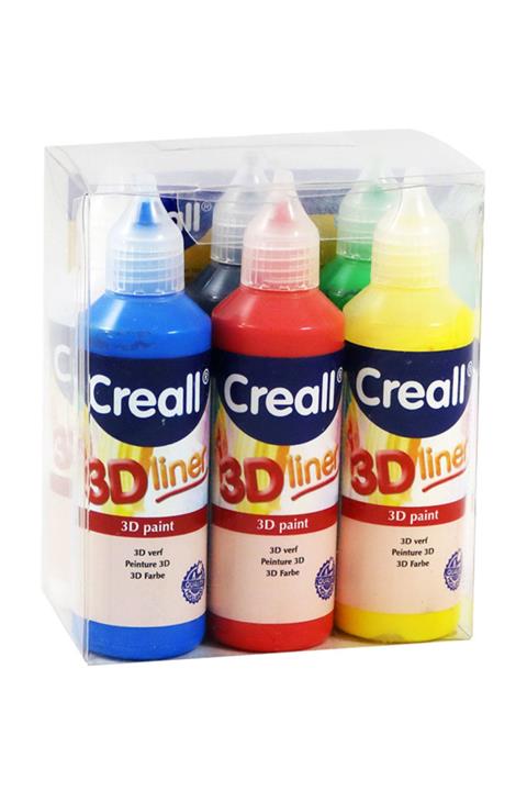 Talens Creall 3D Kabaran Boya 80 Ml 6'Lı Set