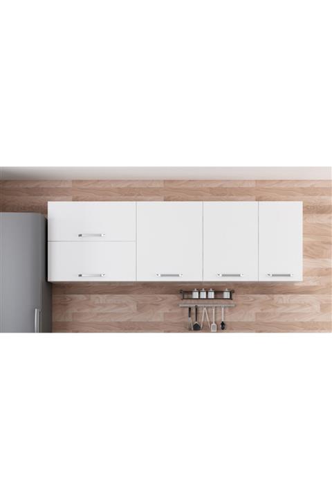 Minar 230 cm Mutfak Dolabı Beyaz 230 B2 Üst Modül