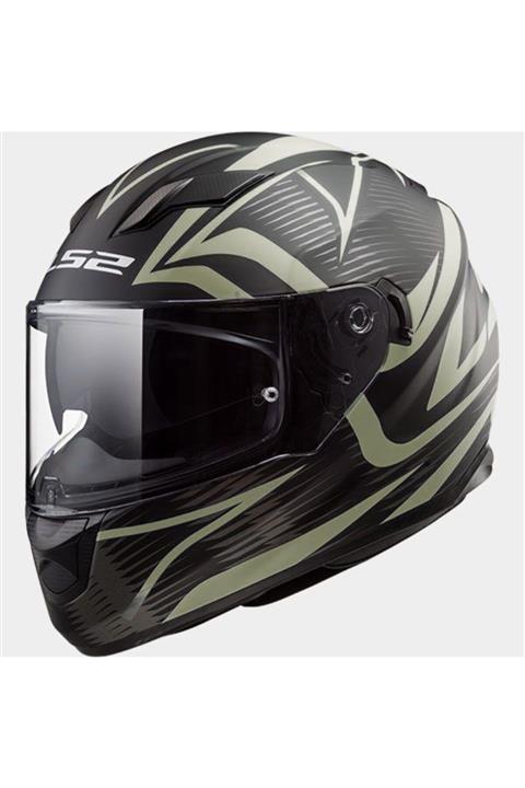 LS2 Ff320 Stream Evo Jink Kapalı Kask (mat Siyah-fosforlu)