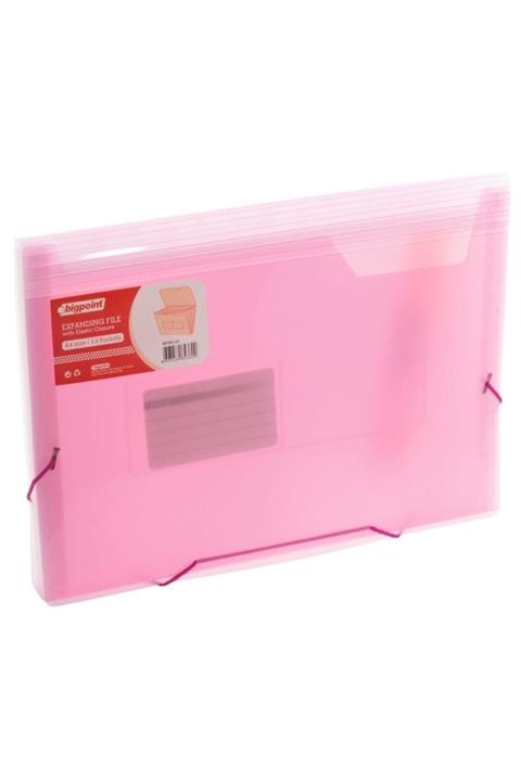 Bigpoint Koruklu Dosya 13 Ceplı Kırmızı Lastıklı