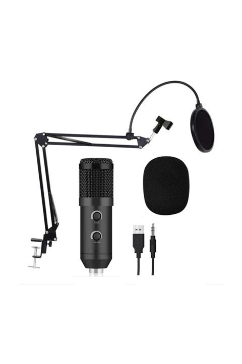 NARGO Youtuber Twitch Kayıt Mikrofonu,masa Standı,pop Filtre