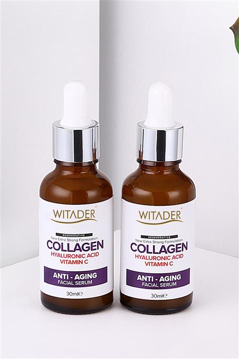 witader C + Kolajen + Hyaluronic Acid Serum Kırışıklık Karşıtı 2 Adet 30 Ml