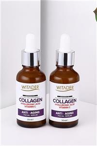 witader C + Kolajen + Hyaluronic Acid Serum Kırışıklık Karşıtı 2 Adet 30 Ml