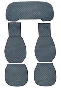 Tegin Mercedes R W251 2006-2013 -7 Kişi Tay Tüyü Koltuk Minderi Buz Mavisi Kapitone Takım