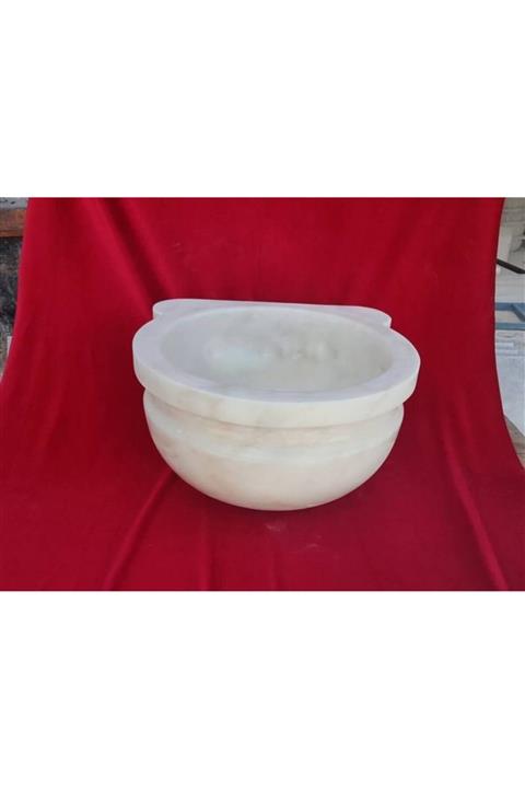 abahanoglu mermer Afyon Beyaz Mermer Düz Kurna