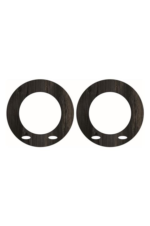 saray lazer Toptan Ahşap Çanta Kulp Model 39 - 15x15 - Rebab - 24 Çift