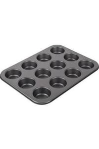 Leva House 12'li Muffin Pan Cup Kek Kalıbı Dikdortgen L-30062 606987