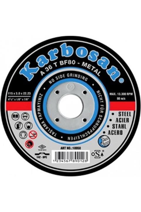 KARBOSAN 115x3x22 910910 Nk Metal Kesici