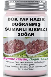 SPANA Dök Yap Hazır Doğranmış Sumaklı Kırmızı Soğan Ev Yapımı Katkısız 330gr