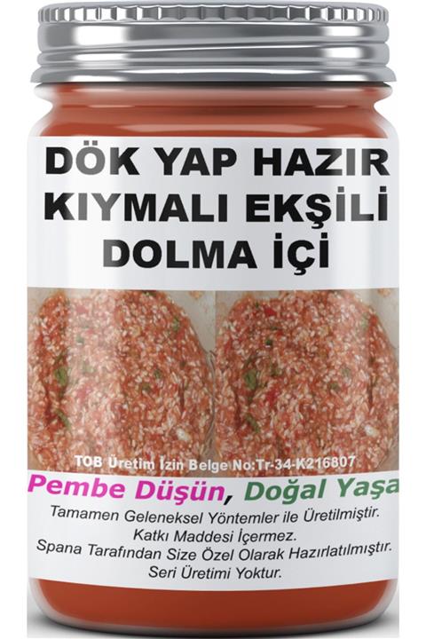 SPANA Dök Yap Hazır Pirinçli -ekşili Dolma Içi Ev Yapımı Katkısız 330gr