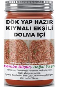 SPANA Dök Yap Hazır Pirinçli -ekşili Dolma Içi Ev Yapımı Katkısız 330gr