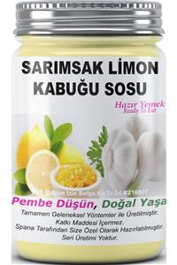 SPANA Ev Yapımı Katkısız Sarımsak Limon Kabuğu Sosu 330gr