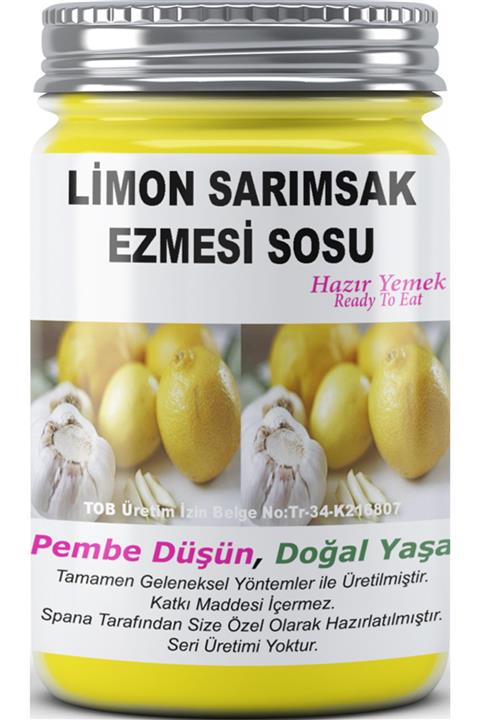 SPANA Limon Sarımsak Ezmesi Sosu Ev Yapımı 330 gr