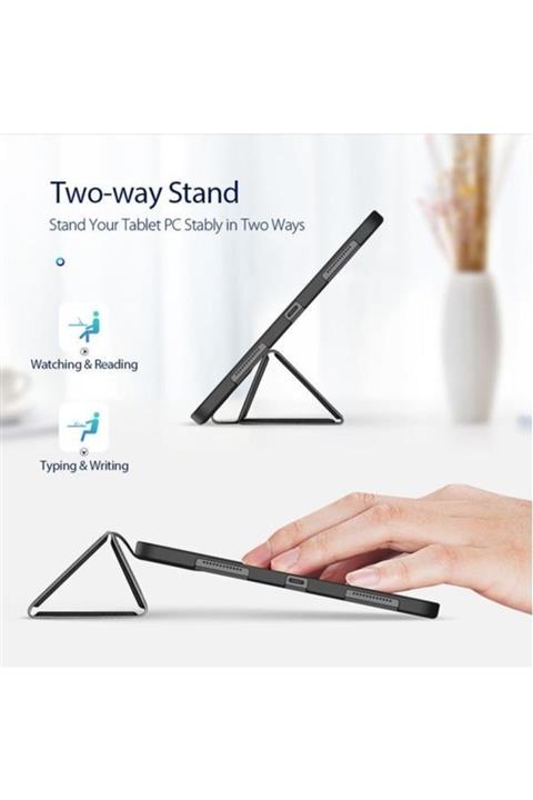 Haweel Apple Ipad Air 4 2021 10.9'' Uyumlu Premium Standlı Mıknatıslı Ultra Ince Deri Kılıf