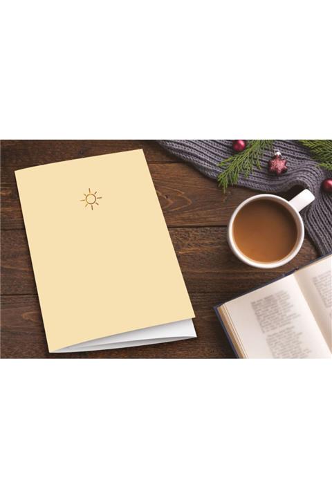 AKILLICA Notebook Noktalı Not Defteri 13x21 Cm Pastel Notebook Sarı