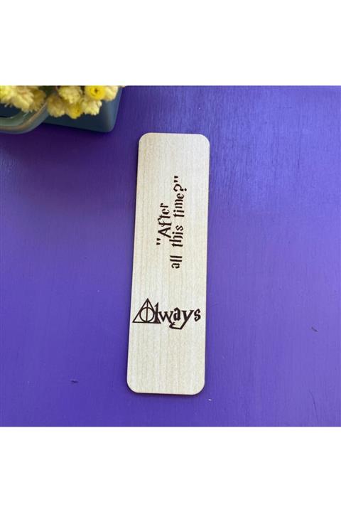 Mini Atölye Harry Potter Ahşap Ayraç Always