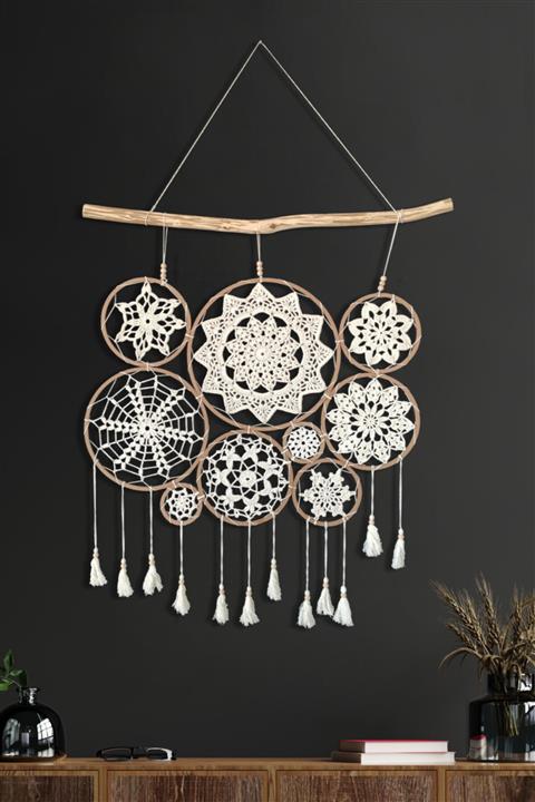 HOMEPACK Düş Kapanı, Rüya Kapanı, Dreamcatcher, Dream Catcher, El Yapımı 75x128 Cm