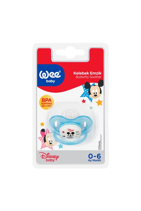 Wee Baby Disney Kelebek Emzik No:1 Mavi 0-6 Ay K:179