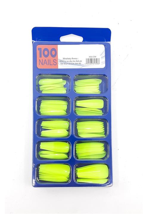 SHAKA Yeşil 100' Lü Takma Tırnak As-234