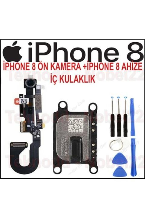 Sentech Iphone 8 Ön Kamera Sensör +iphone 8 Ahize Iç Kulaklık+tamir Seti