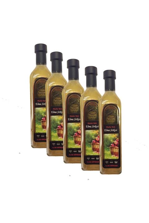 Aslı Bu Bolu Elma Sirkesi 500 ml  5 Adet