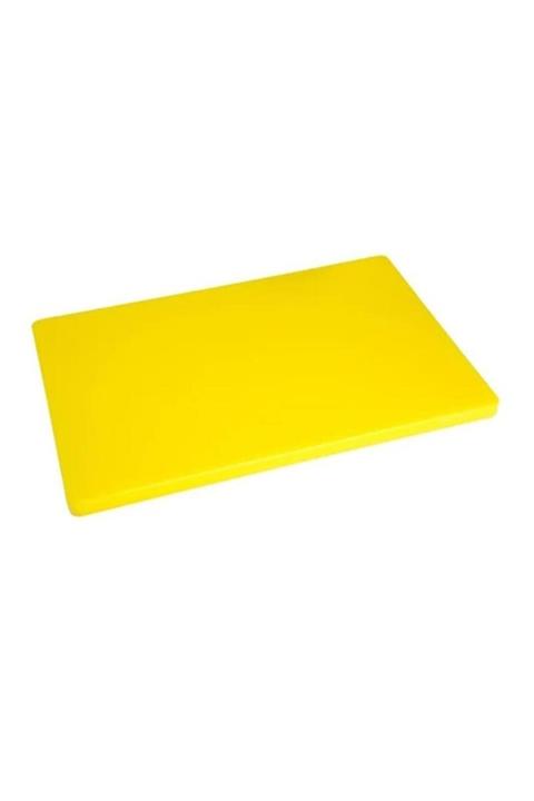 Türkay Kesme Levhası, Polietilen, 25x30x2 Cm, Sarı