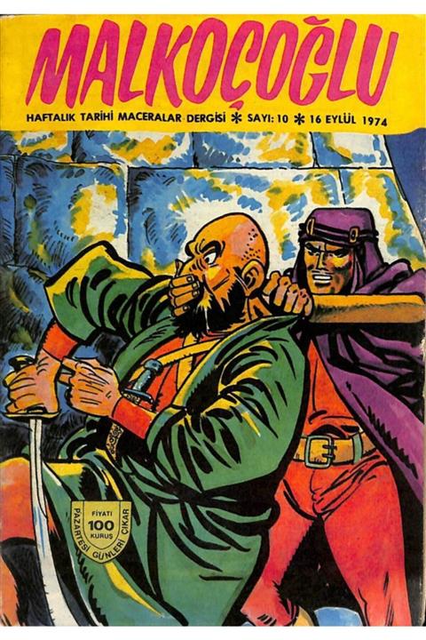 Gökçe Koleksiyon Malkoçoğlu Sayı:10 /16 Eylül 1974 / 100 Kuruşluk Seri Ndr21893