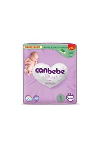 Canbebe 1 Beden Bebek Bezi Yenidoğan 2-5kg - 480 Adet