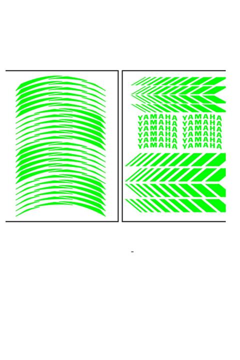 Yamaha Florasan Yeşil Racing Şerit (rcgşrt029)