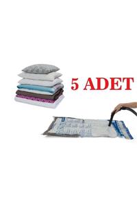 Olgun Home Vakumlu Poşet 5 Adet Xlarge, Vakumlu Hurç, Vacuum Bag,55x90 Hurç