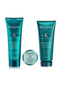 Kerastase Resistance Bain Therapiste Şampuan 250 ml ve Soin Premier Krem 200 ml ve Extentioniste Maske 75 ml