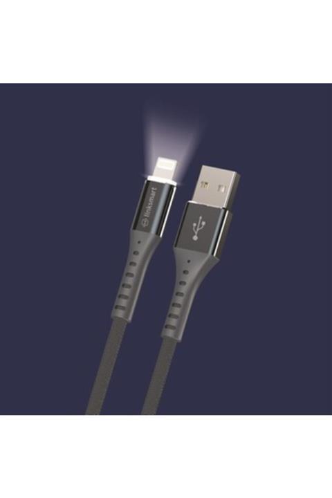 linksmart Lsm05 Led Aydınlatmalı Lightning Şarj Ve Data Kablosu 120 Cm