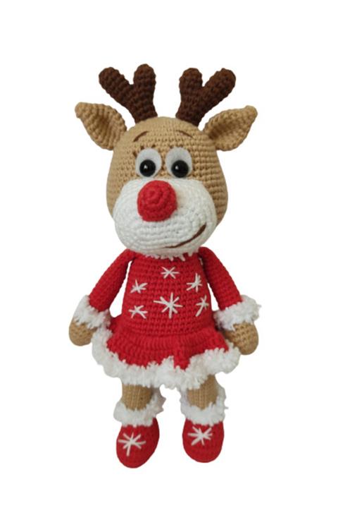 ikrastore Yılbaşı Geyiği Amigurumi