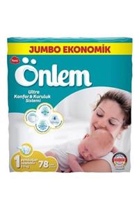 ÖNLEM Bebek Bezi Jumbo 1 Beden 2-5 Kg 78 Adet