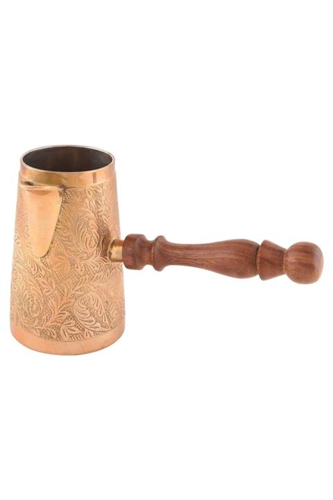 Lucky Art Gold Kabartmali Cezve 13cm