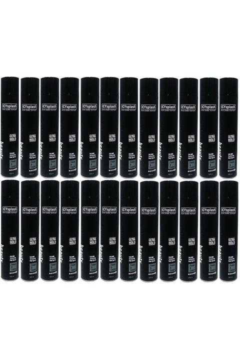 Beautylash Icy Splash Ultra Hold 400ml Saç Sprey 24x