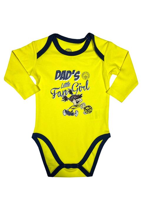 Fenerbahçe Bebek Sarı Fenerbahçe  Uzunkol Body %100 Orijinal - Fb1304