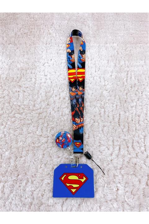 TRN STORE Süpermen Kombin Boyun Askı Ipi