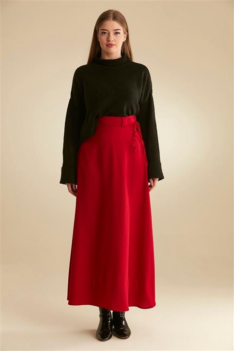 Nihan Kadın Kırmızı Etek