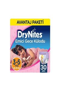 Huggies Drynites Kız Gece Külodu 3-5 Yaş 3*10 30 Adet