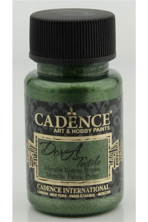 Cadence Metalik Kumaş Boyası Yeşil 50 Ml