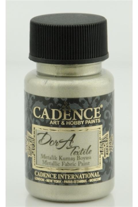 Cadence Metalik Kumaş Boyası Platin 50 Ml