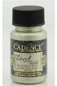 Cadence Metalik Kumaş Boyası Platin 50 Ml