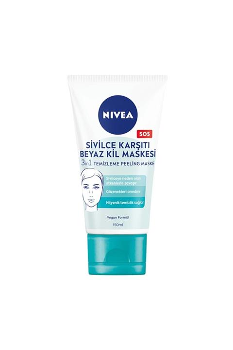 Nivea Beyaz Kil Maskesi Sivilce Karşıtı 150 Ml