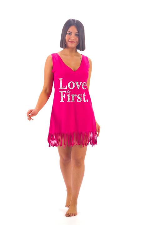 Howin Kadın Fuşya Püsküllü Plaj Elbisesi 61808857