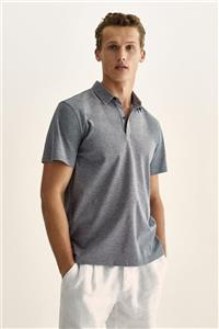 Massimo Dutti Erkek Kısa Kollu Pamuklu Oxford Polo T-Shirt 00711283